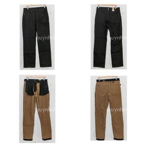 CAT Caterpillar Fleece Lined Canvas Work Pants Men's